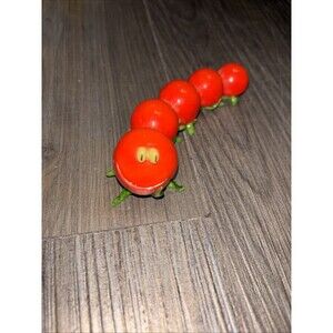 Enesco Home Grown Vegetable Cherry Tomato Caterpillar Figurine Retired